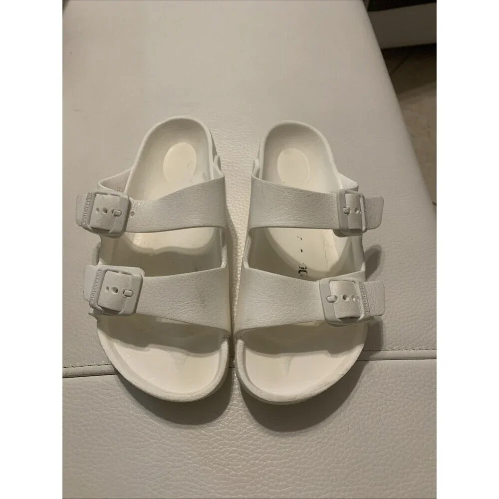 Birkenstock Arizona Kids  Sandal-White Size 32